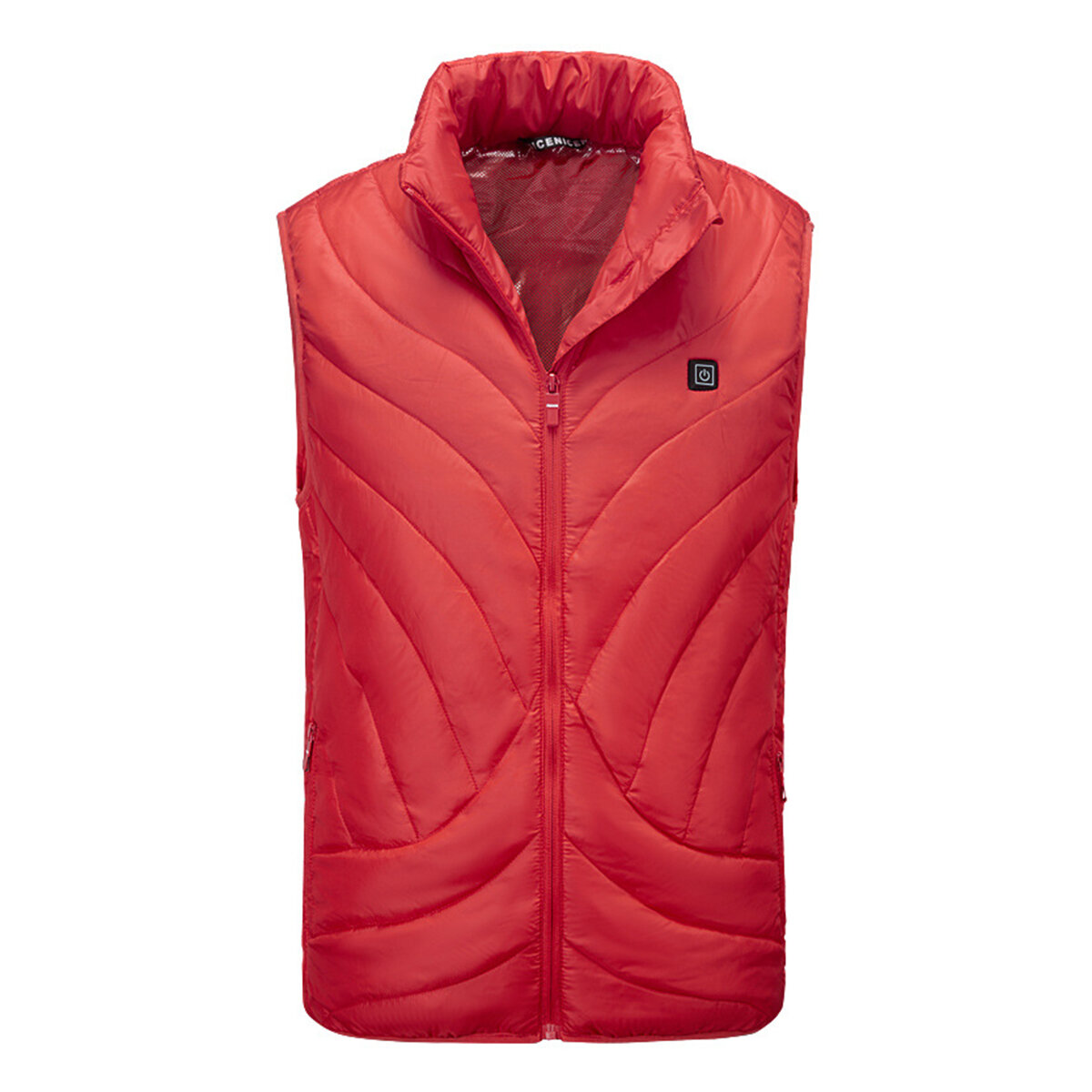 Red/Black 5V USB Heated Vest Men Winter Electrical Heated Sleeveless Jacket Outdoor Hiking - S Red - Image 2