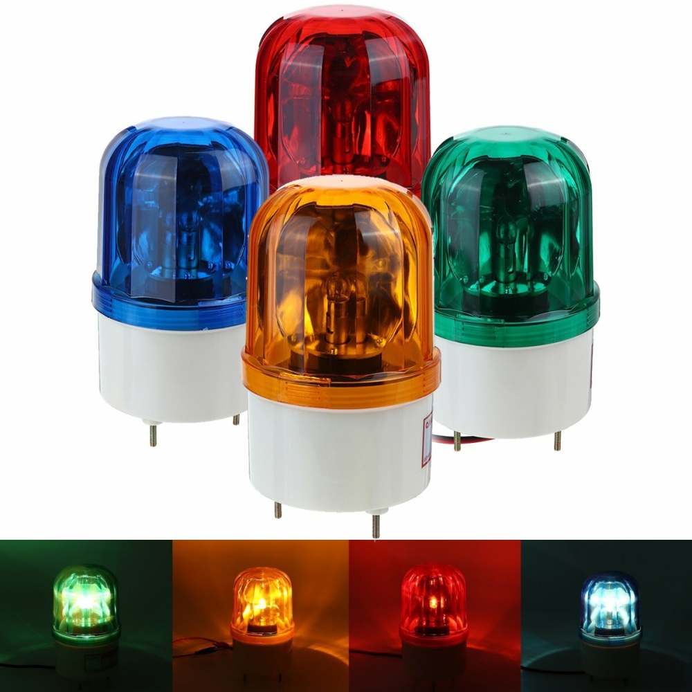 24V Road Traffic Warning Light Beacon LED Emergency Flashing Recover Safety - Yellow - Image 2