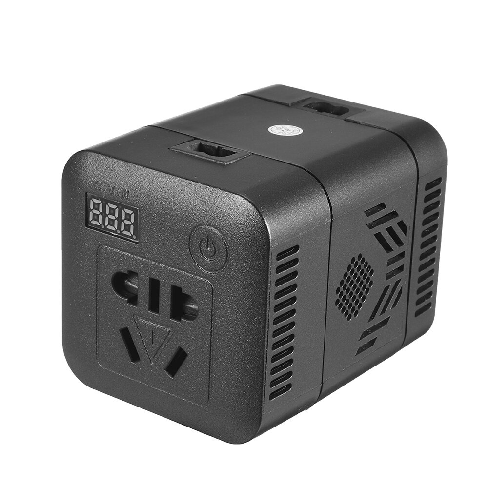 300W Peak Car Power Inverter DC 12V To AC 220V 110V Modifined Sine Wave Converter 4 USB Port - Black 12V-220V - Image 2