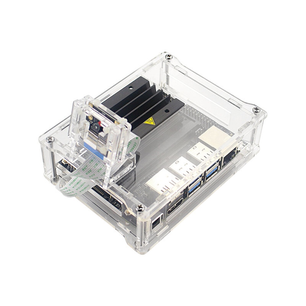 Caturda C2150 Acrylic Protective Case + Camera Bracket Enclosure Kit for Jetson Nano - Image 2