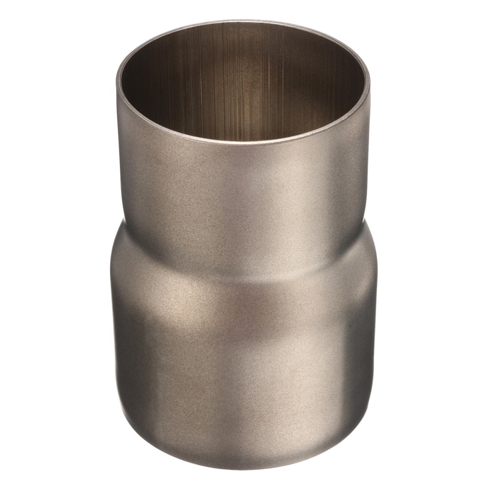 60mm to 51mm Motorcycle Mild Steel Exhaust Muffler Adapter Reducer Connector Pipe Tube - Image 2