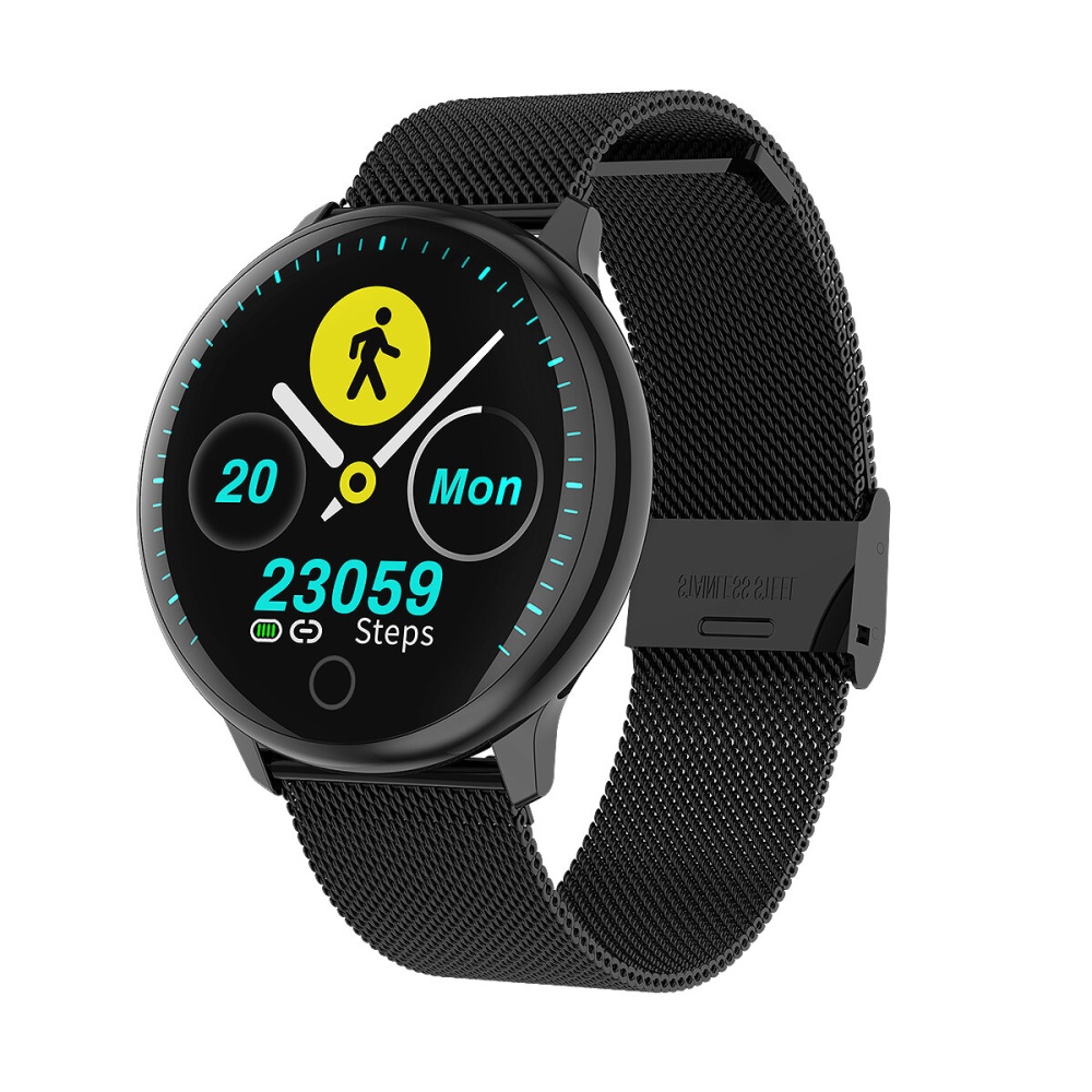 Newwear Q16 1.22 inch IPS Touch Screen Wristband Heart Rate Blood Pressure Monitor Physiological Reminder 200mAh IP67 Waterproof Smart Watch - 001