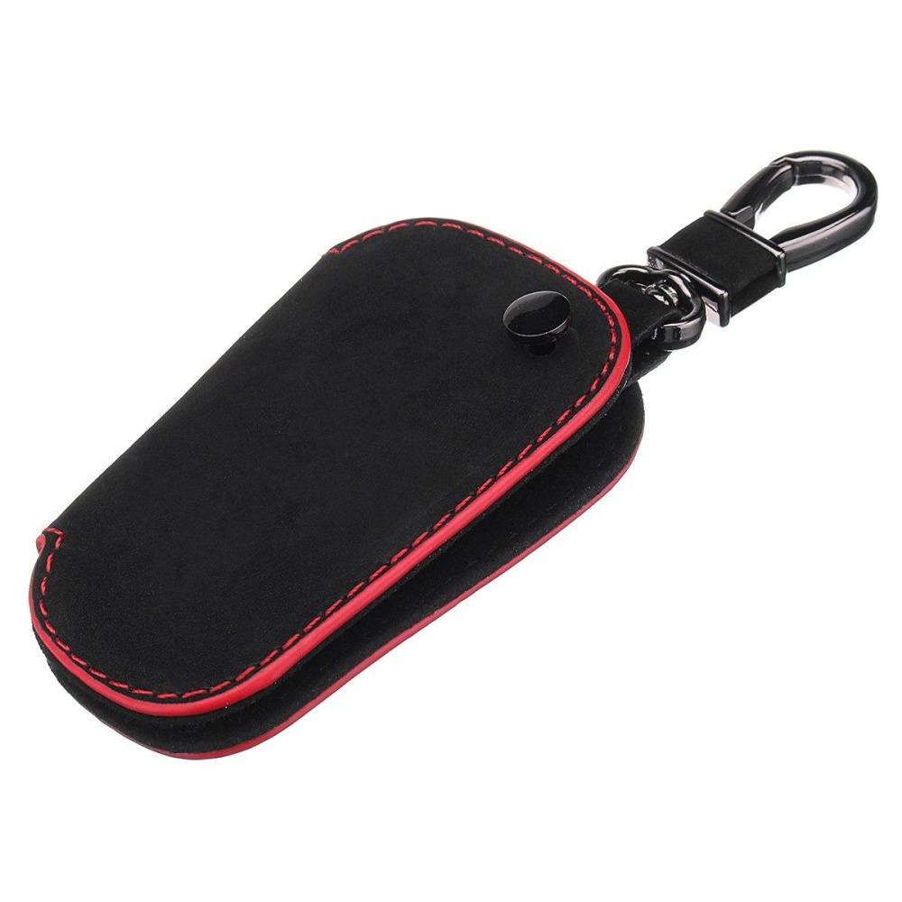 Car Carbon Fiber Leather Skin Key Case Cover Ring for Mercedes AMG A C E S GLA GLC CLA - Seven Light Colors with Remote - Image 2