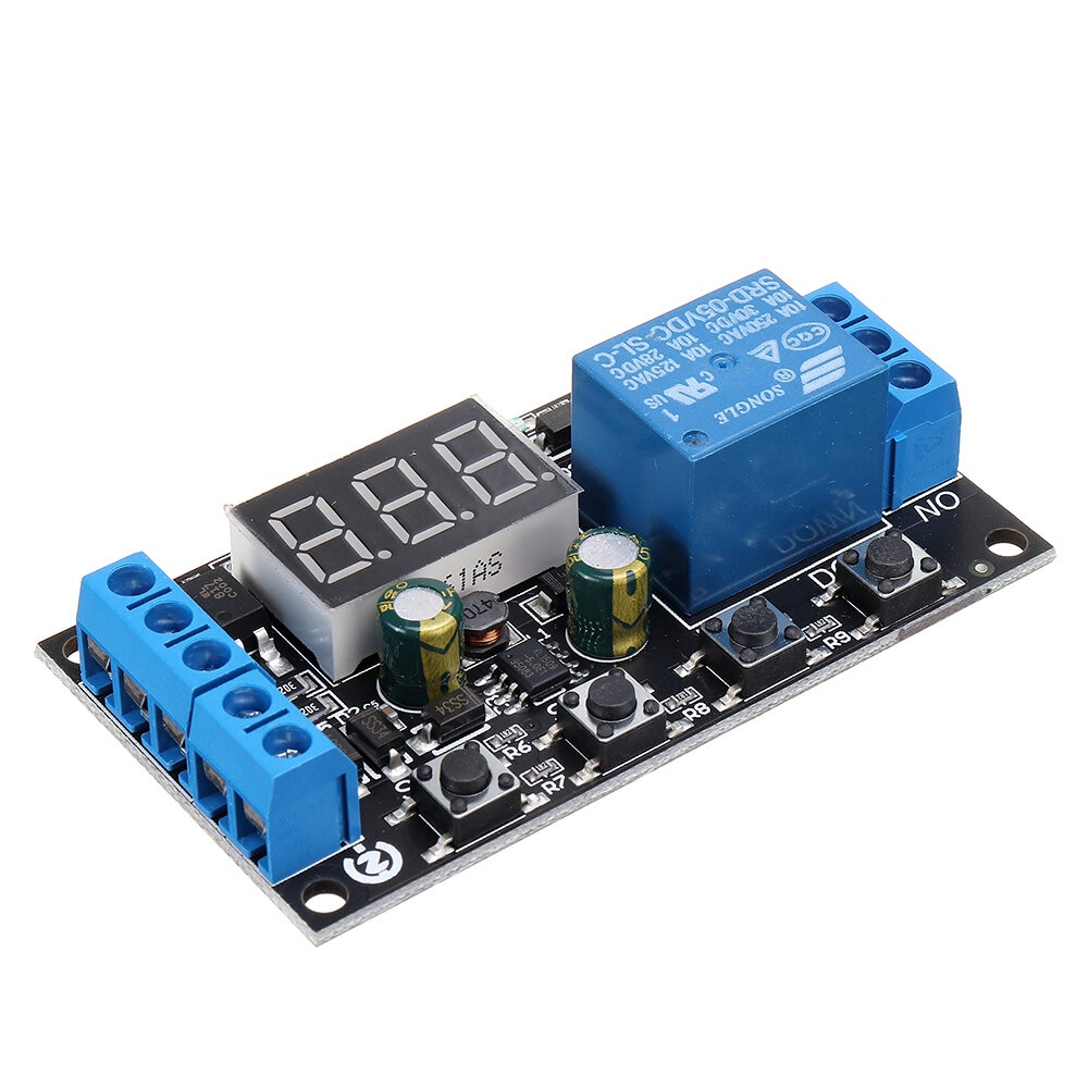 5Pcs ZK-TD2 5V 12V 24V Time Delay Relay Module Trigger Cycle Timing Industrial Anti-overshoot Timer Relay - Image 2