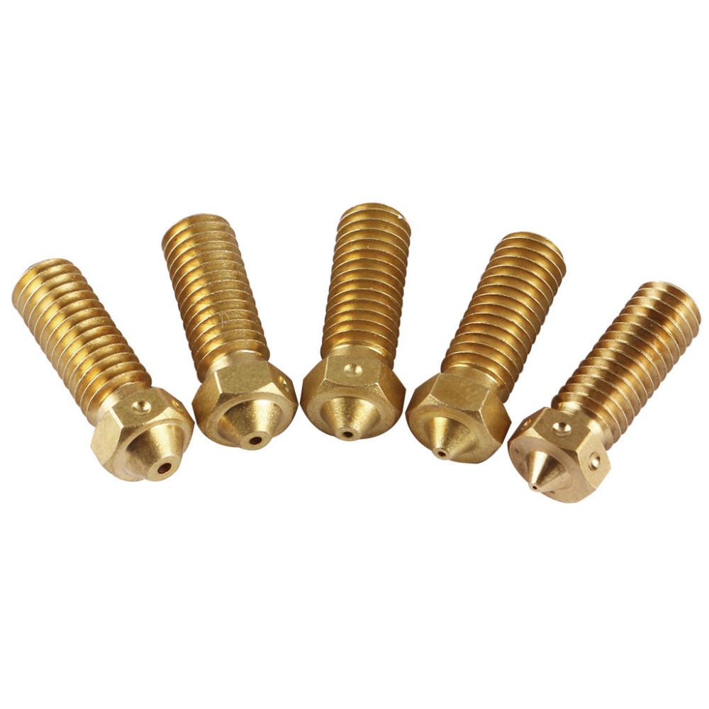 5Pcs for One Size Brass Heating Block Nozzle 1.75mm 0.4/0.6/0.8/1/1.2mm for 3D Printer - 1.2mm - Image 2