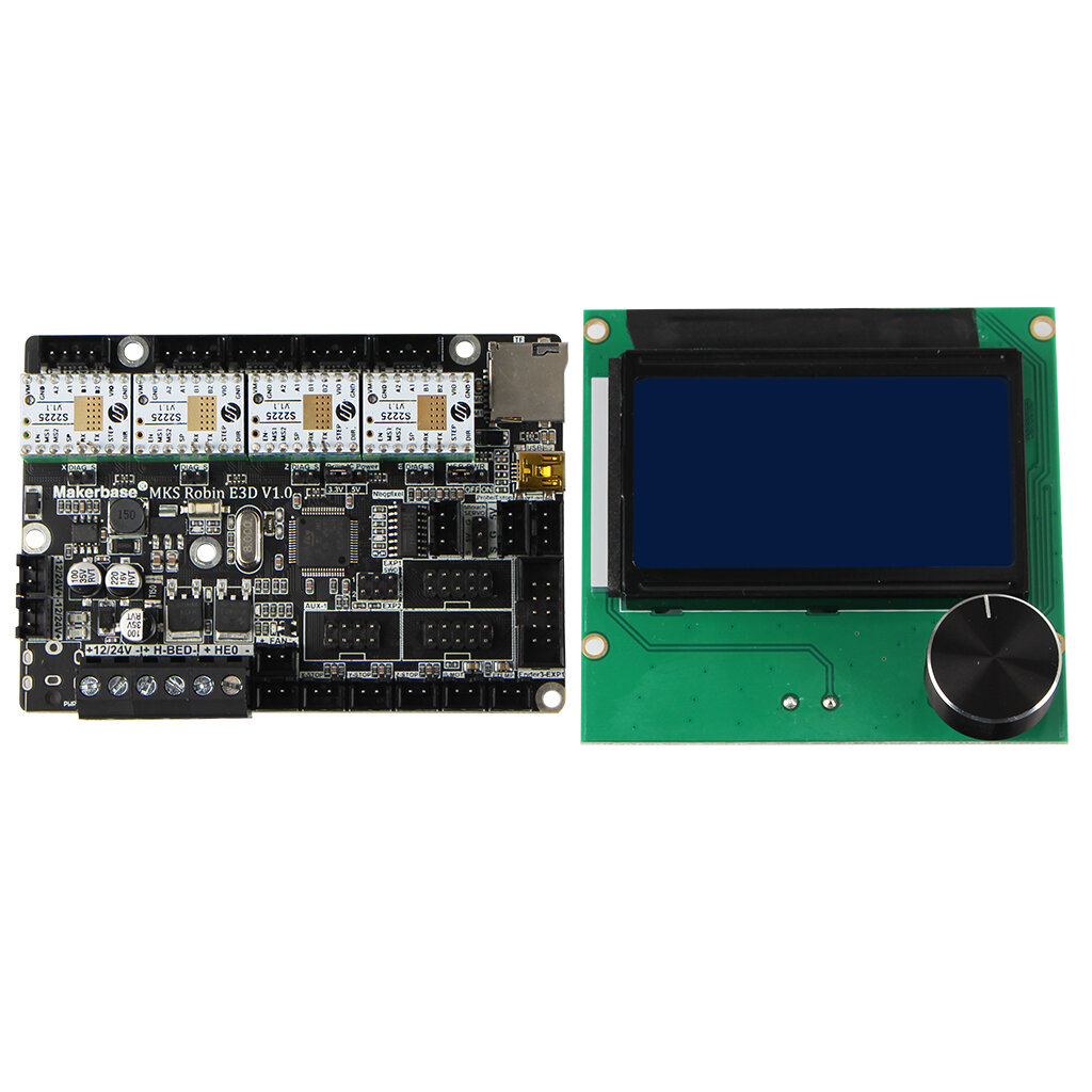 MKS Robin E3D V1.0+4Pcs TMC2225 Stepper Motor Driver+12864 LCD Screen Kit for Creality 3D Ender-3 CR-10 Series 3D Printer - Image 2