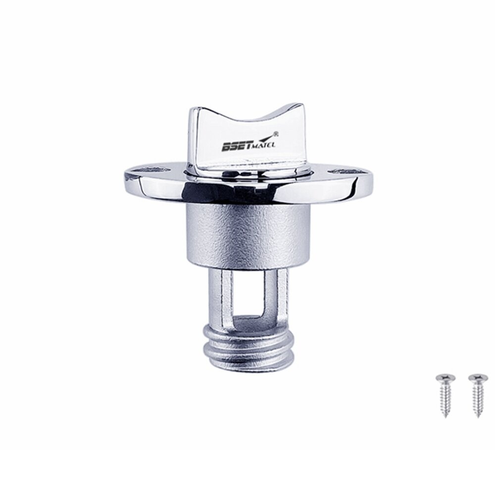 BSET METAL 25mm 1'' Stainless Steel 316 Boat Garboard Transom Hull Drain Plug Socket Bung Hole Drainage Kayak Canoe Accessories