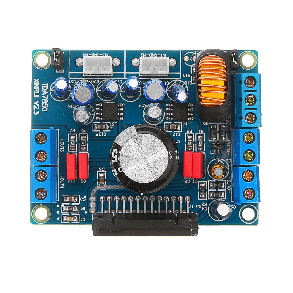 DC 12V A Type 4*50W TDA7850 Car Audio Power Module MOSFET HIFI Amplifier Board - Image 2