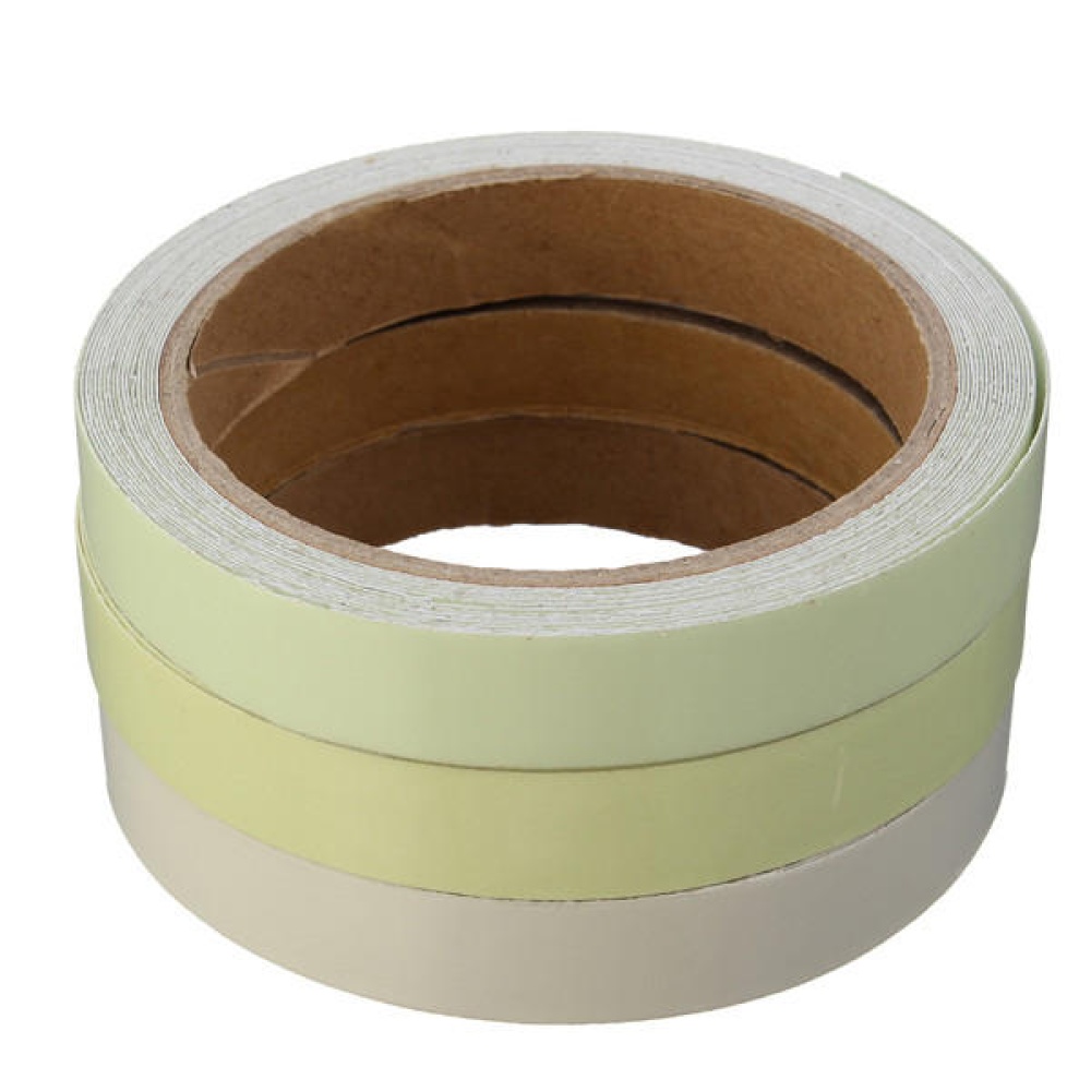 15mm×5m PET Luminous Warning Tape PVC Acrylic Storage Light Tape - Cyan - Image 2