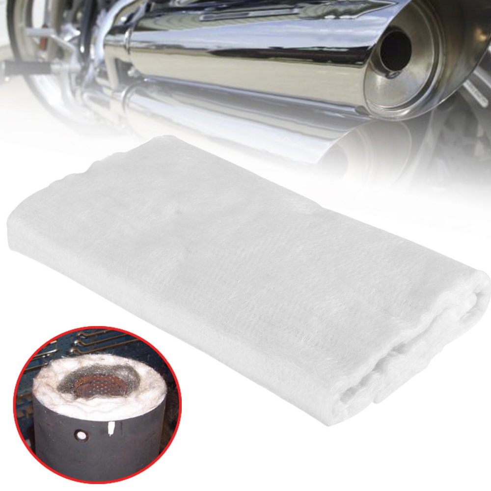 Universal Fiberglass E-Glass Exhaust Muffler Silencer Fiber Packing Cloth For Motorcycle - Image 2