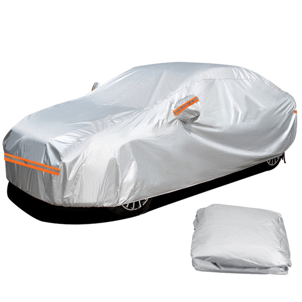 Full Car Sedan Cover Outdoor Waterproof Dust Scratch UV Protection Size S-XXL - M