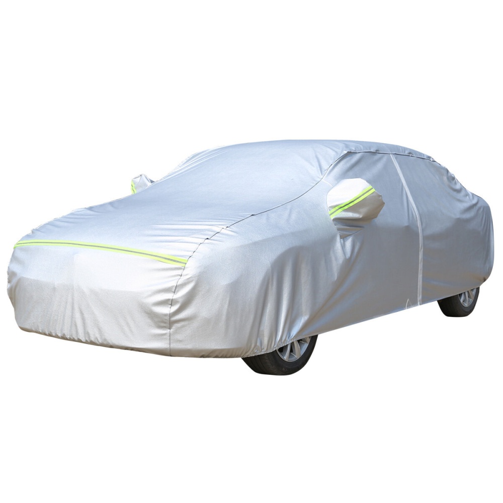 195T Full Car Cover Reflective Strip Waterproof Anti Snow SunShade Dustproof - S - Image 2