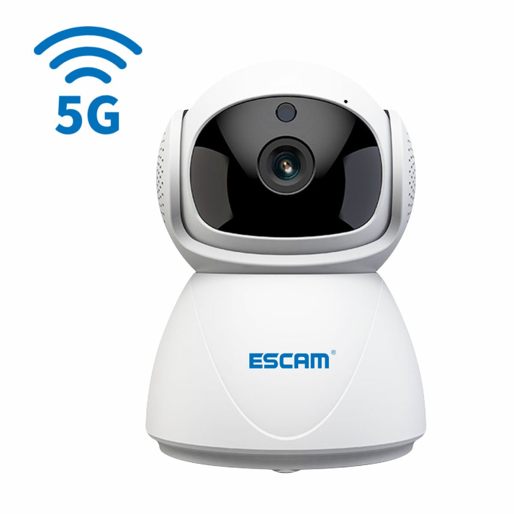 ESCAM PT201 1080P 2.4G 5G WIFI IP Camera PT Auto Tracking Cloud Storage Two-Way Voice Smart Night Vision Camera - UK Plug