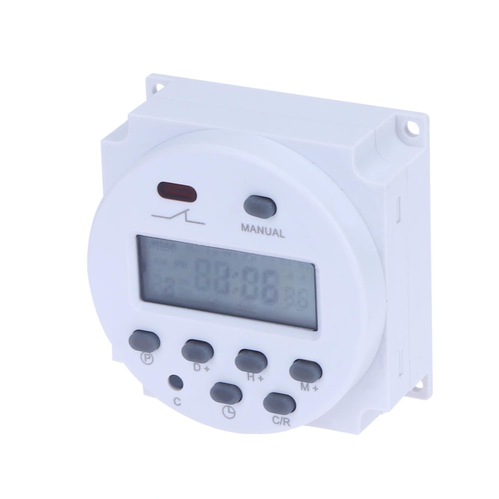 CN101A 12V 36V 110V 220V Programmable Digital LCD Power Timer Switch Relay 16A Timers - 12V - Image 2