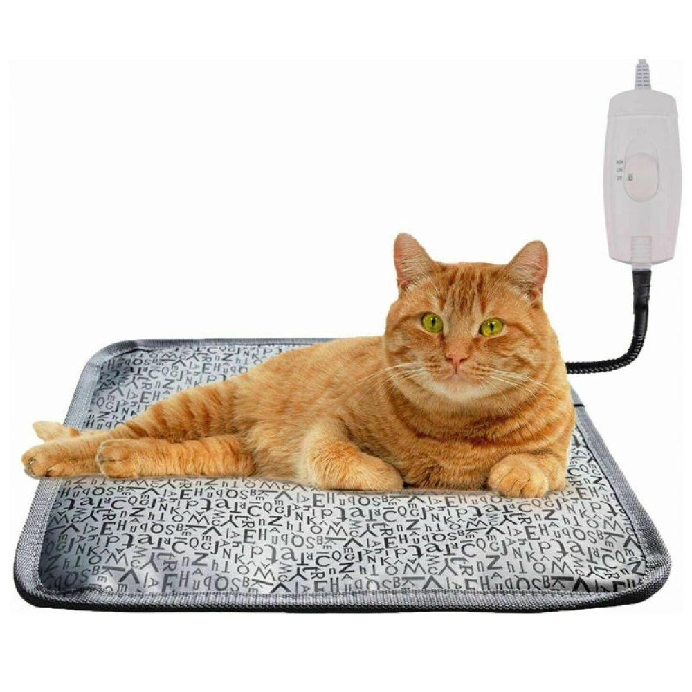 Large Heated Pet Dog Cat House Warm Waterproof Electric Heating Pads Bed - S