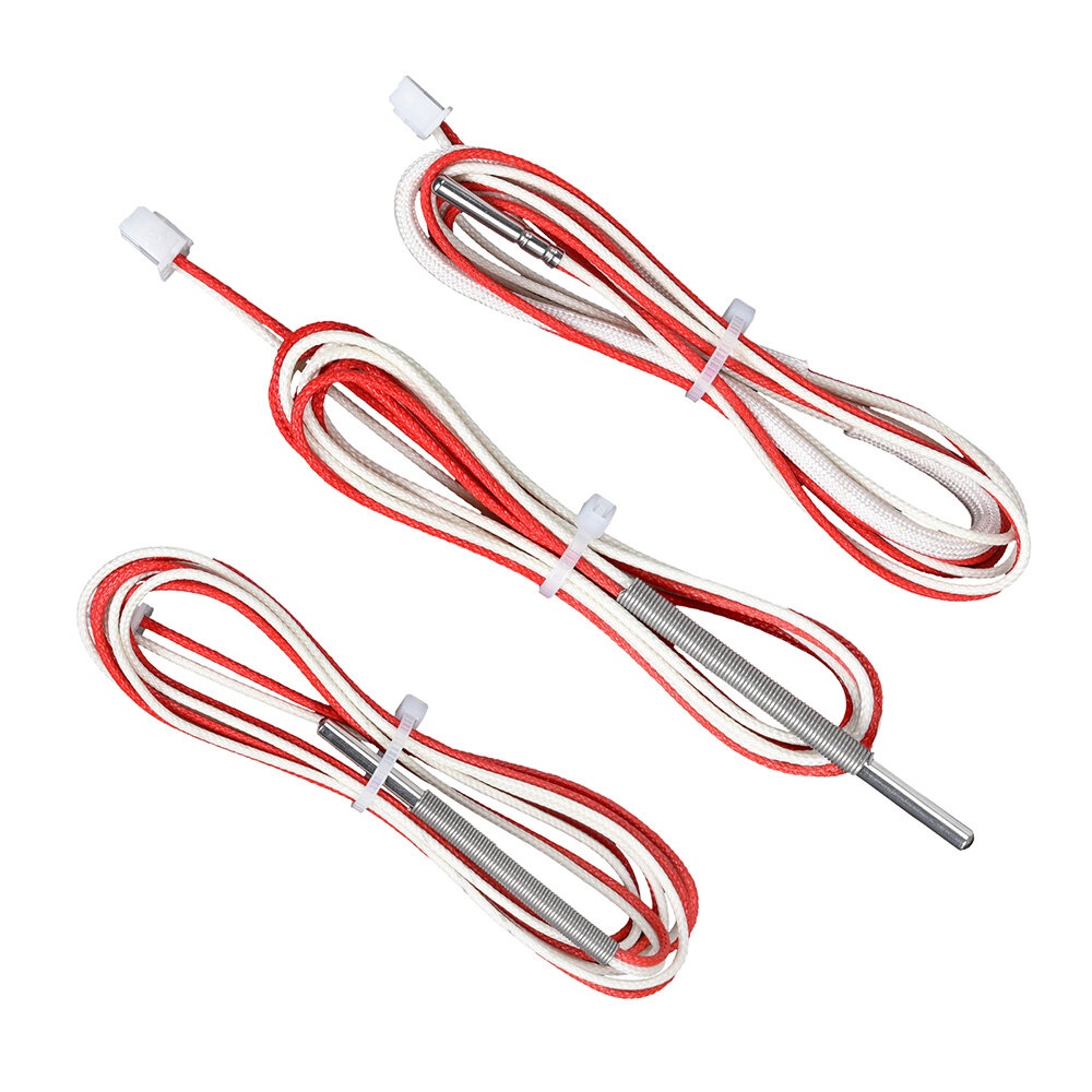 BIGTREETECH® PT100/PT1000 With Spring Thermistor Temperature Sensor Cartridge 3D Print High Temperature PTEF Wire For V6 Hotend - #A