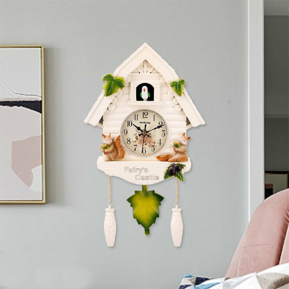 Modern Quartz Cuckoo Clock Bird Home Living Room Hanging Wall Clocks Decoration - 1 - Image 2