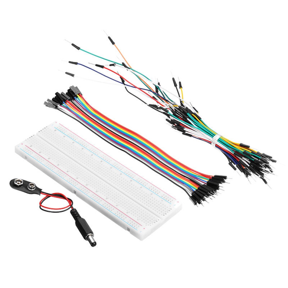 Electronic Components Junior Kit With Resistor Breadboard Power Supply Module For With Plastic Box Package - Image 2