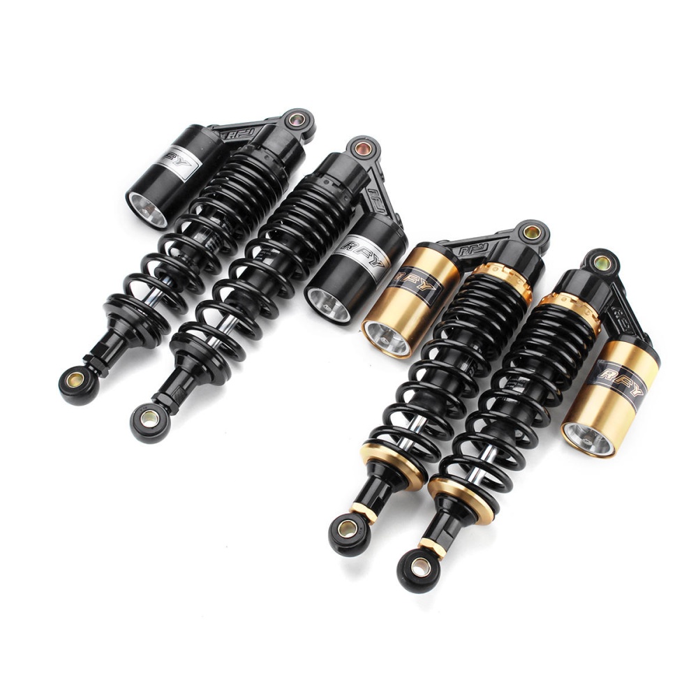 320mm 12.5inch Motorcycle Rear Shock Absorber Suspension For Honda/Yamaha/Suzuki/Kawasaki - Gold+Black - Image 2