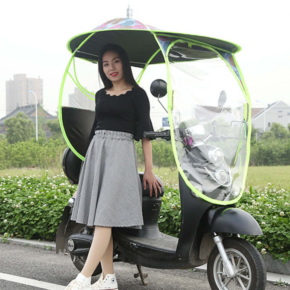 Motorcycle Tent Electric Scooter Rain Tent Sun Rain Protection Canopy Awning Sunshade Windshield - #2 - Image 2