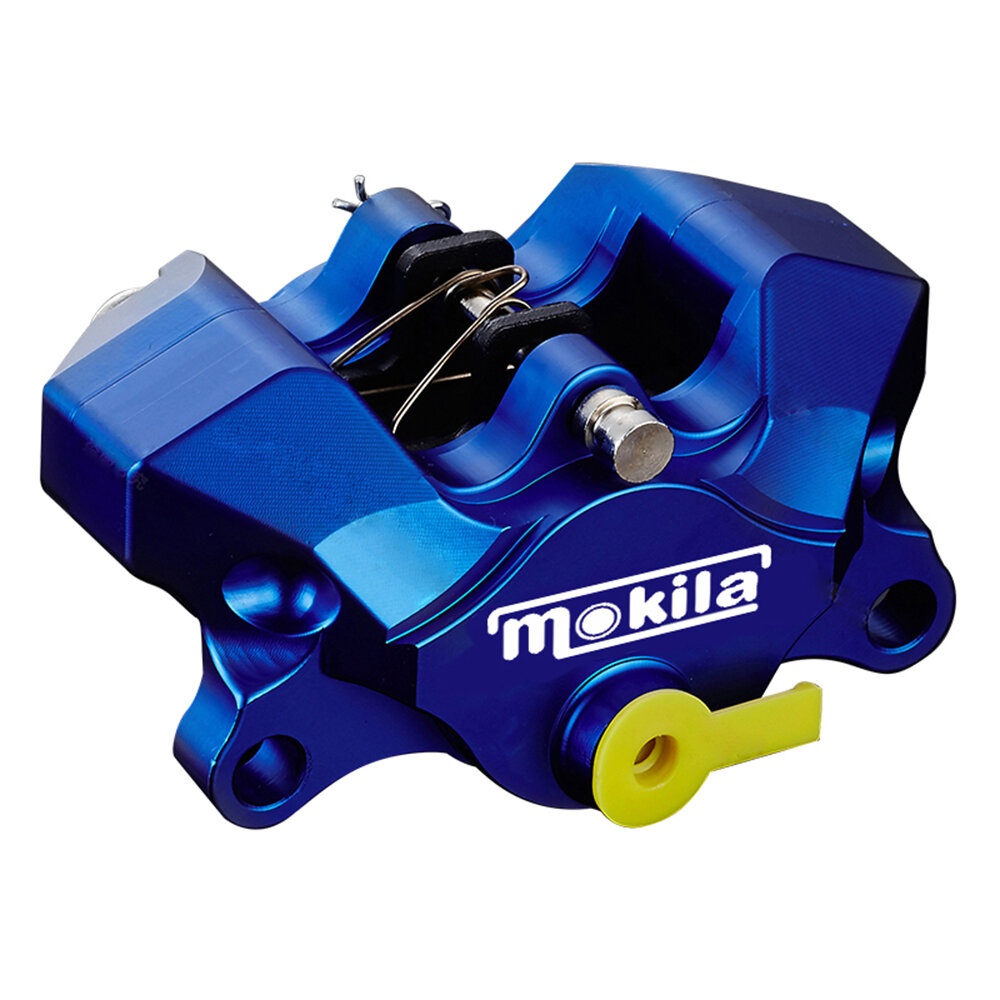 Motorcycle Rear Caliper Brake Pump With Pads Under The Double Pistion Hole Small Crabs Caliper Power Universal - Black