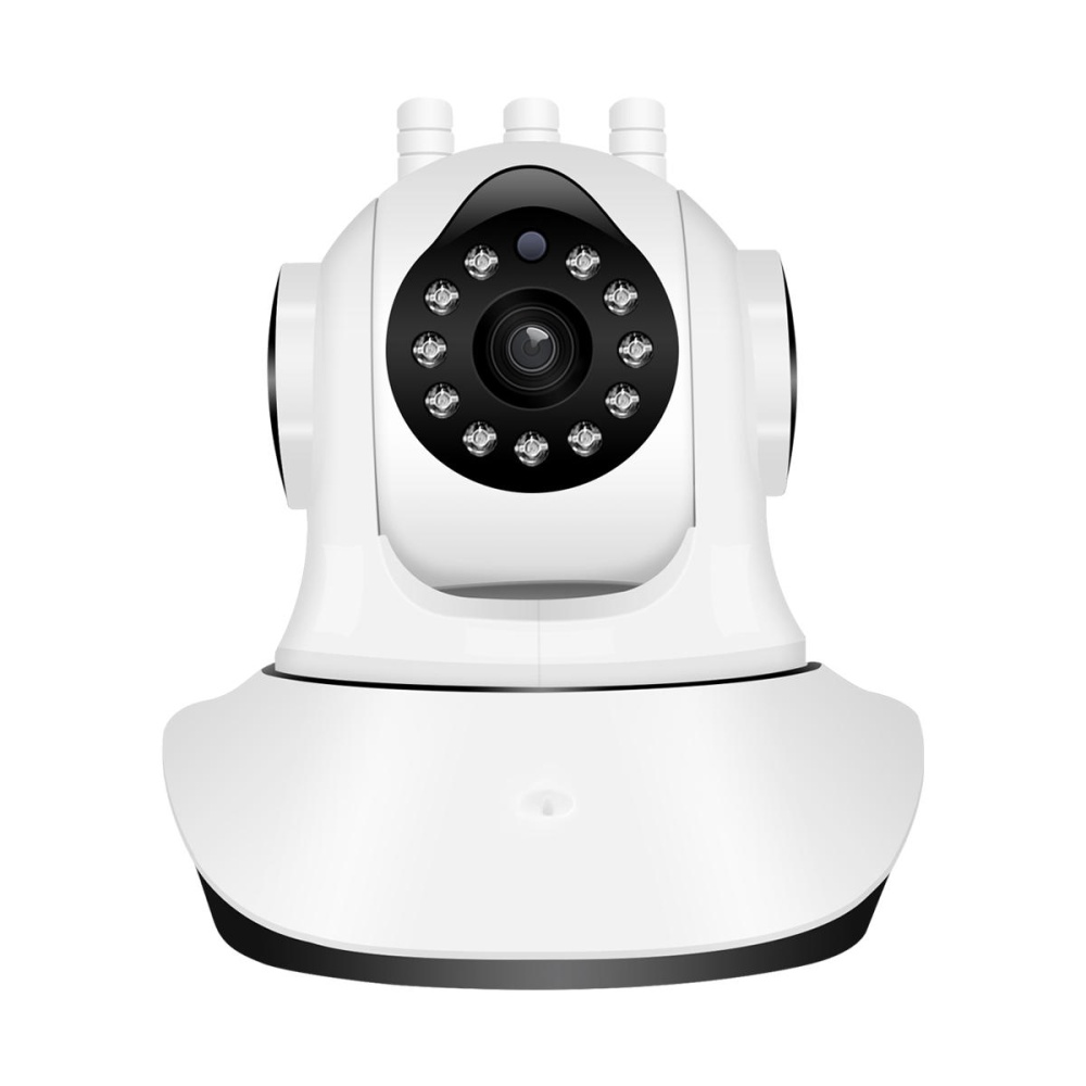 Jooan C6C HD 1080P WIFI IP Camera 11 LED PT 360° Built-in Antenna IP Camera Moving Detection Two-way Audio Baby Monitors - EU Plug