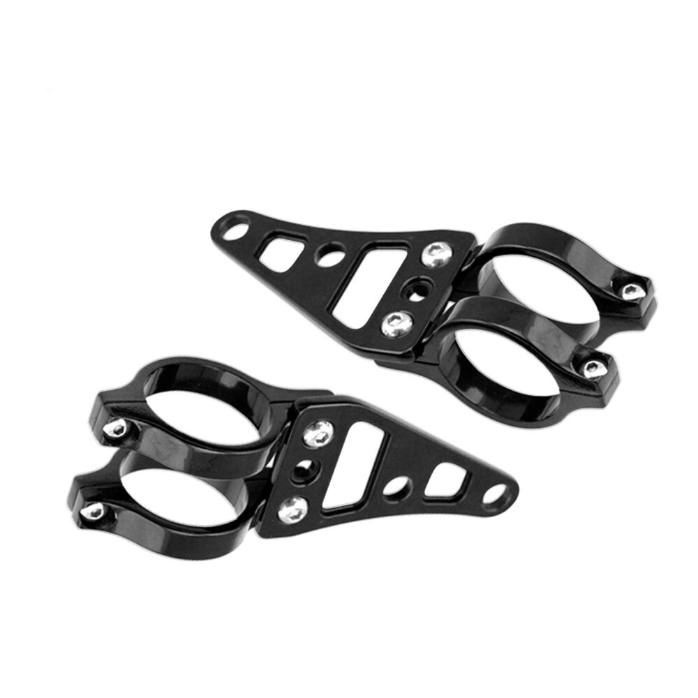 39mm-41mm Motorcycle Headlight Mounting Bracket Adjuster Universal Fork Mount Clamp Head Lamp Holder - Black - Image 2