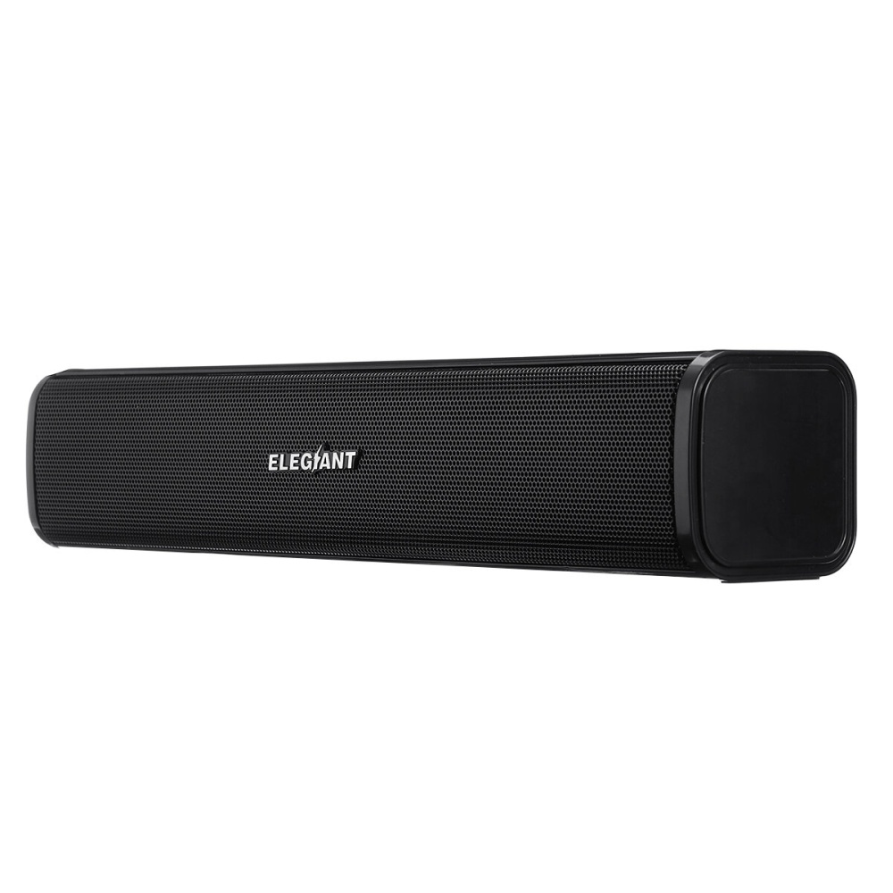 ELEGIANT SR050 6W Powerful Multimedia HiFi Bass Portable USB SoundBar Speakers with Volume Control for PC Desktop - Image 2