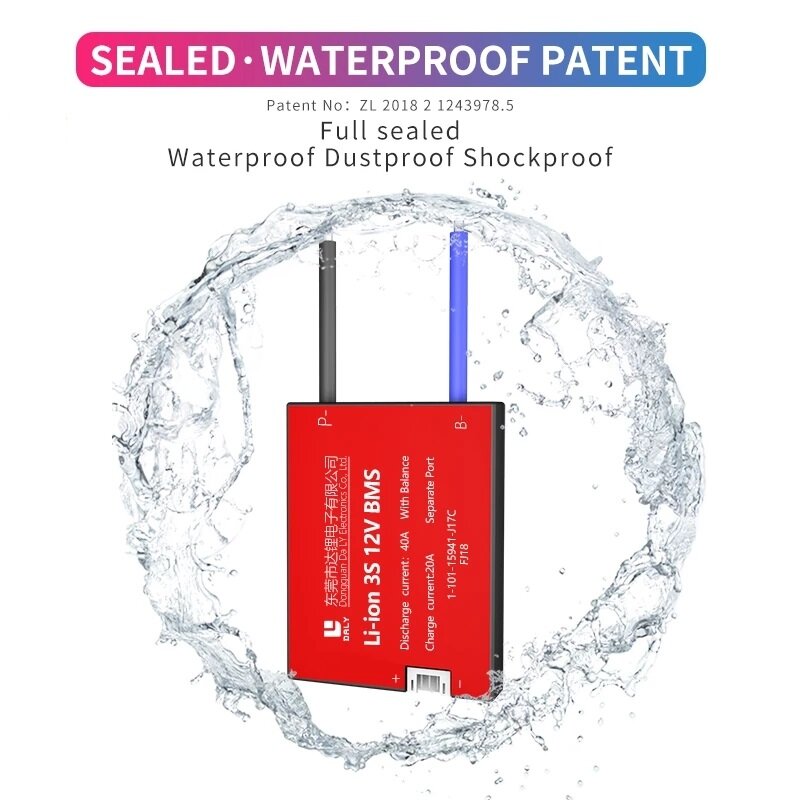 DALY BMS 3.7V Li-ion 17S 60V 30A 40A 50A 60A 18650 PCM Battery Protection Board BMS PCM with Balanced - 30A Common Port - Image 2