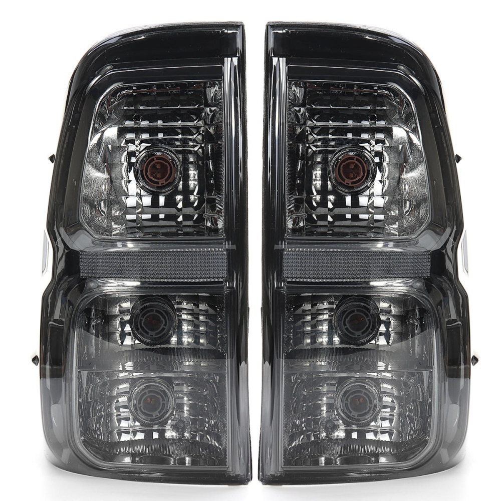 Car Rear Left/Right Tail Brake Light Assembly With Wiring Smoke Black For Toyota Hilux Revo 2015-Up - right - Image 2