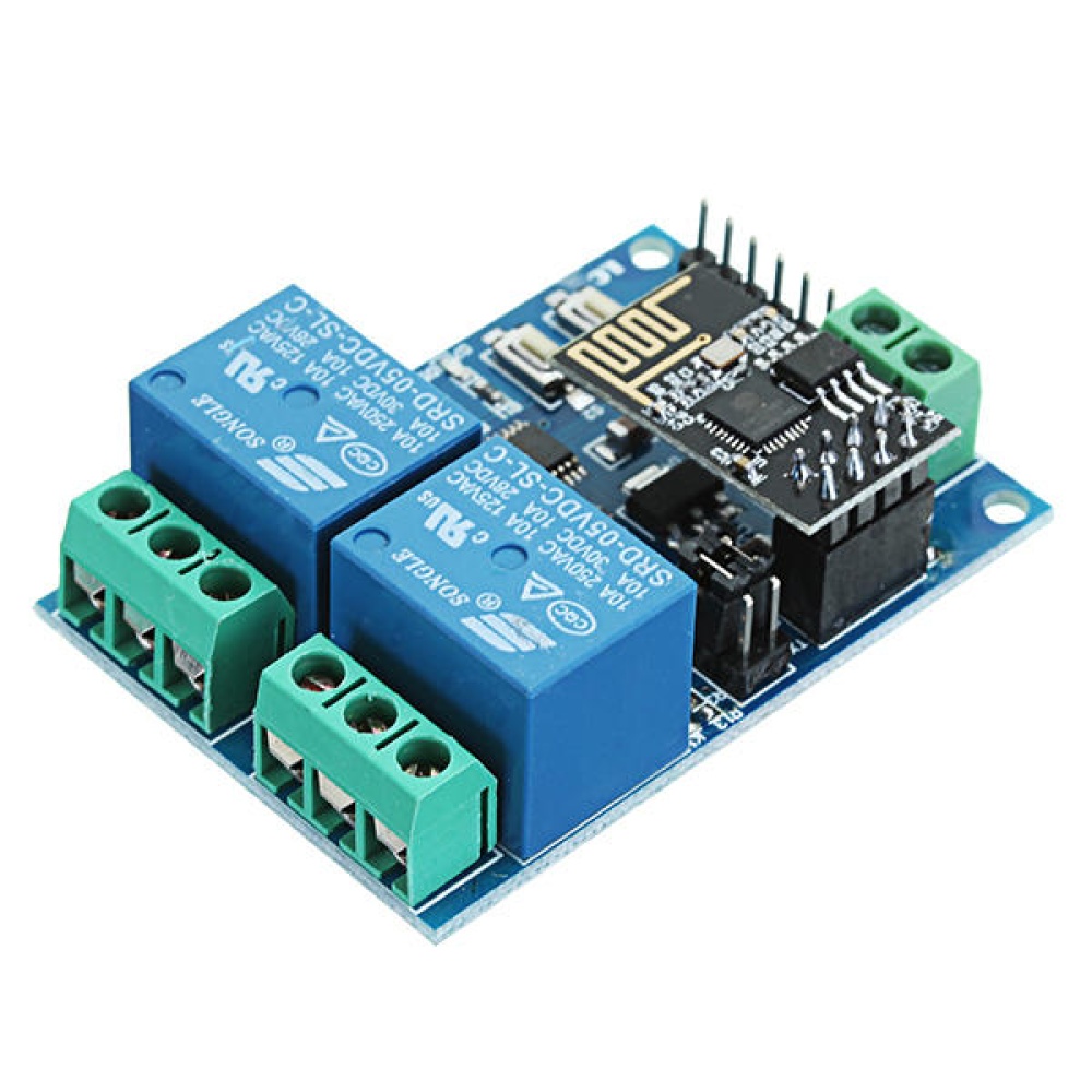 5V ESP8266 Dual WiFi Relay Module Internet Of Things Smart Home Mobile APP Remote Switch - Image 2