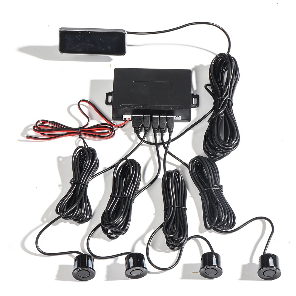 12V 4 LCD Car Parking Sensor Monitor Detector 4/6/8 Radar Sound Alert System - #1 - Image 2