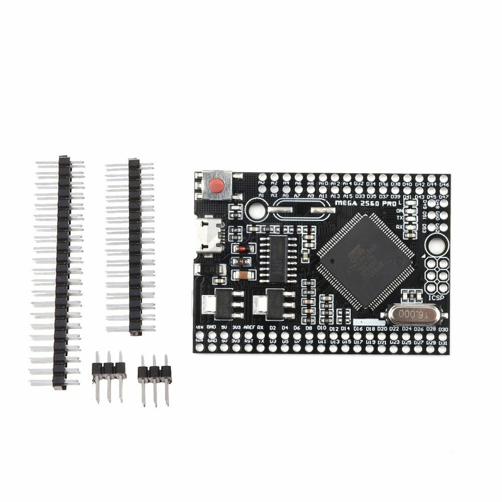 MEGA2560 PR0 EMBED Micro USB Adapter Development Board CH340G ATMEGA2560-16AU ATmega2560 Expansion Module with Pin