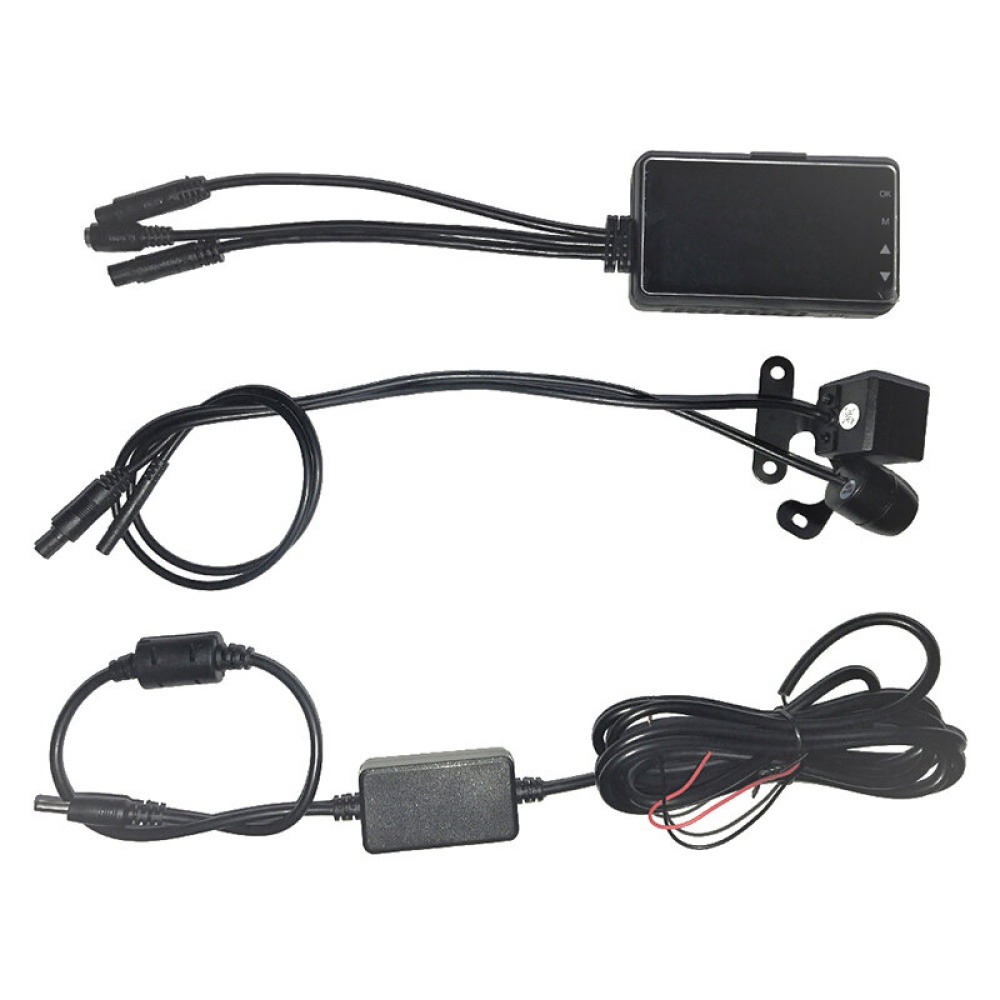 MT80 1080P Motorcycle DVR Driving Recorder Dashcam HD Front Rear Dash Front Rear Waterproof Camera - Image 2