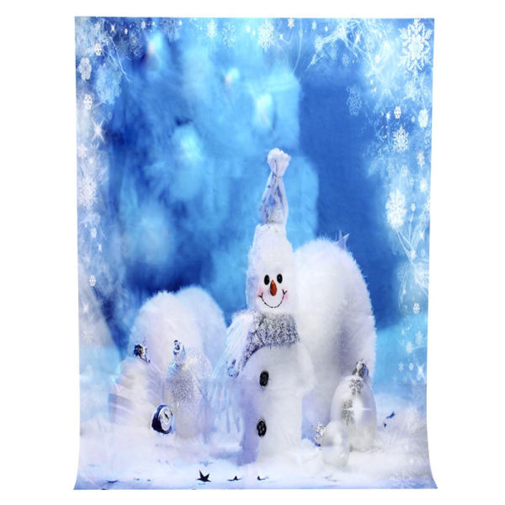 7x5ft 2.1x1.5m Fantasy Snowman Christmas Theme Photography Studio Prop Background Backdrop - Image 2