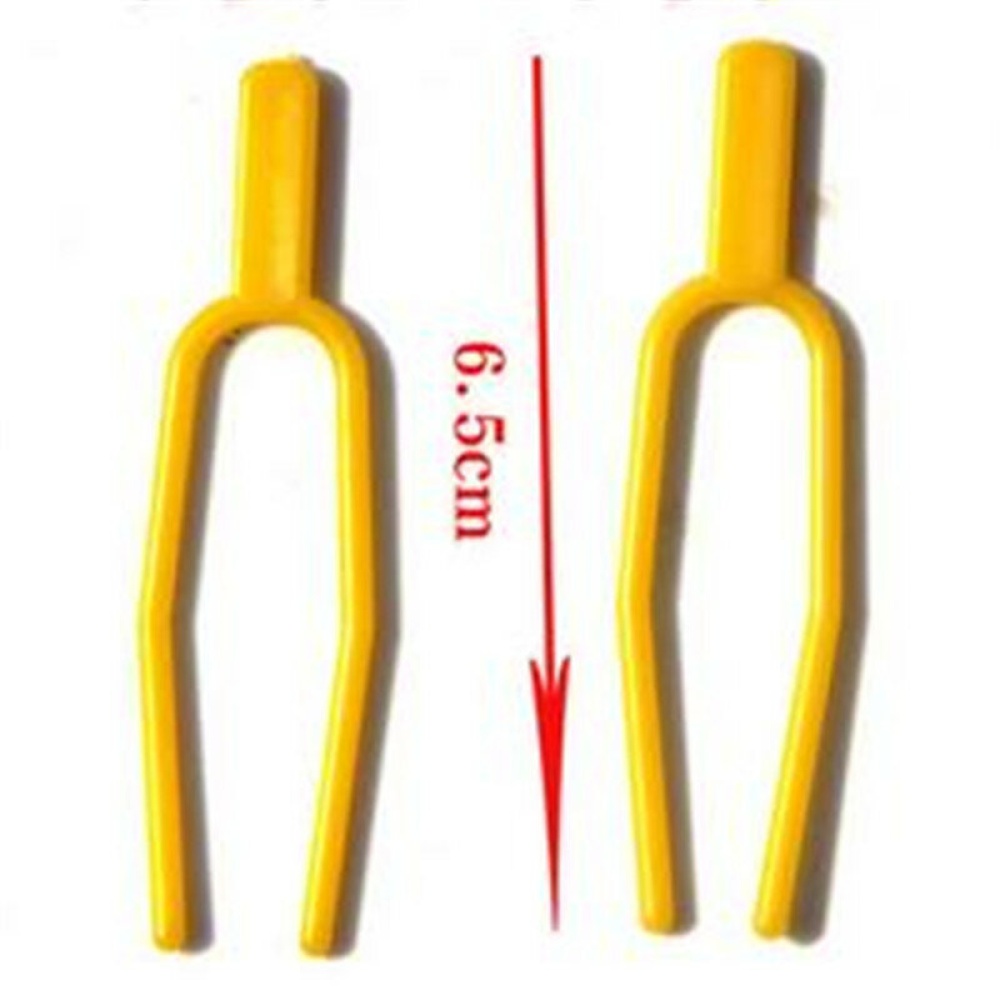 Garden Tools 100pc Plastic Quality Plant Clips Stolons Fixing Fastening Vines Clamp for Farm Clip - Image 2