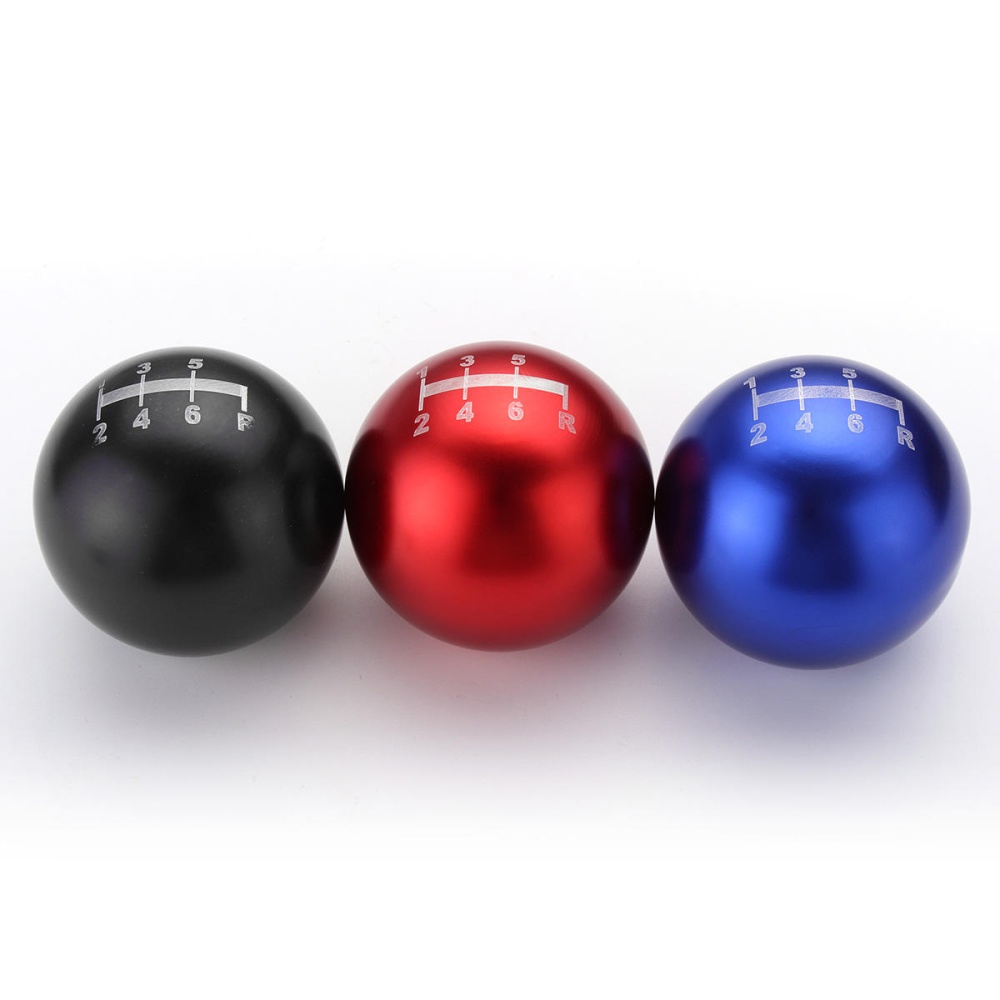 6 Speed Aluminum Round Ball Racing Car Manual Gear Shift Shifter Knob For Honda - Colorful - Image 2