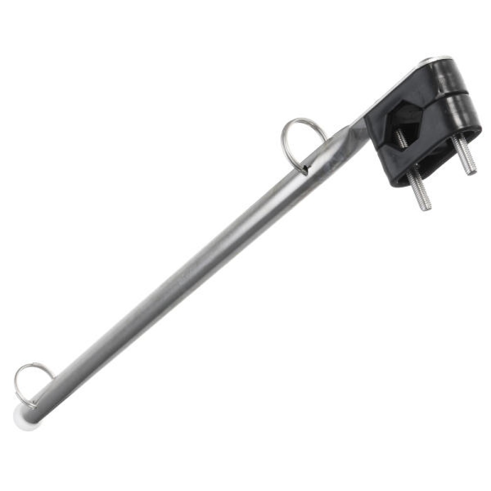 39cm Stainless Steel Marine Flag Staff Pole Rail Mount For Yachts Boats - Image 2