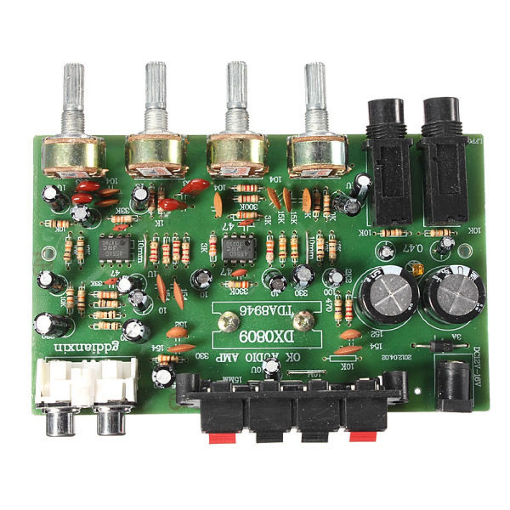 60W 12V Hi-Fi Digital Stereo Audio Amplifier Volume Control Board - Image 2