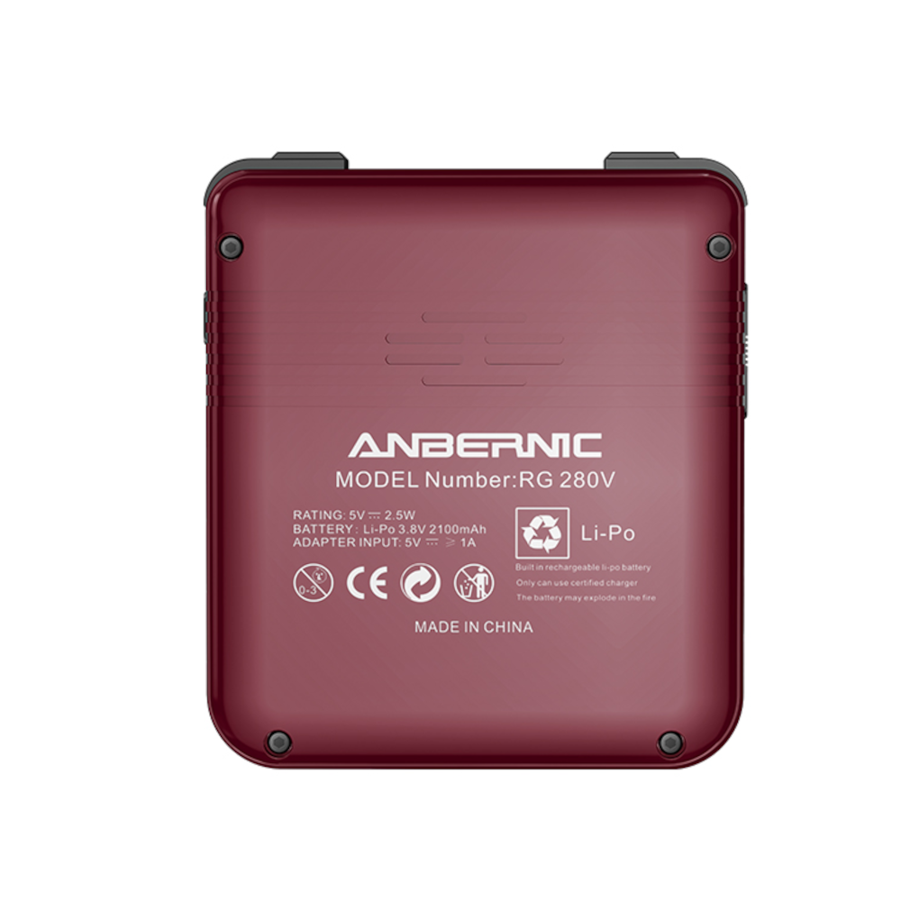 ANBERNIC RG280V 16GB 23000 Games Retro Game Console with 128GB TF Card PS1 CPS1 GBA MD Mini Handheld Game Player 2.8 inch IPS HD Screen - Gold - Image 2