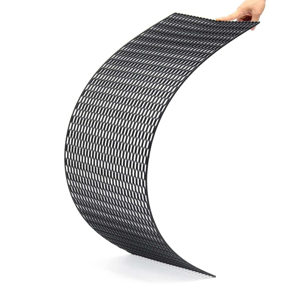 120X40cm ABS Plastic Car Styling Air Intake Racing Honeycomb Meshed Grille Spoiler Bumper Hood Vent Universal - Image 2