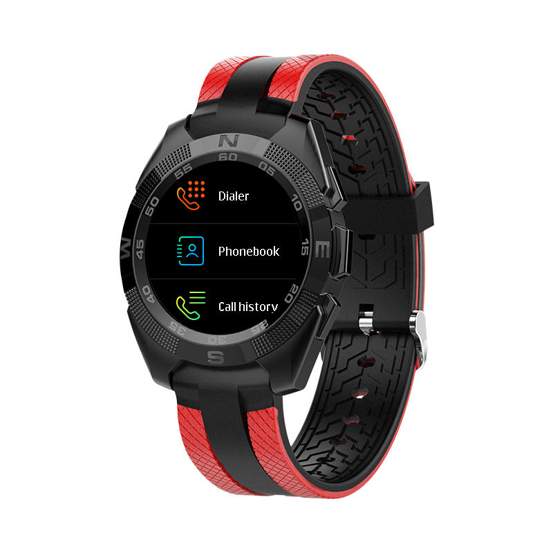 Bakeey L3 Ultra-Thin Dial Heart Rate Monitor Pedometer bluetooth Smart Watch - Blue