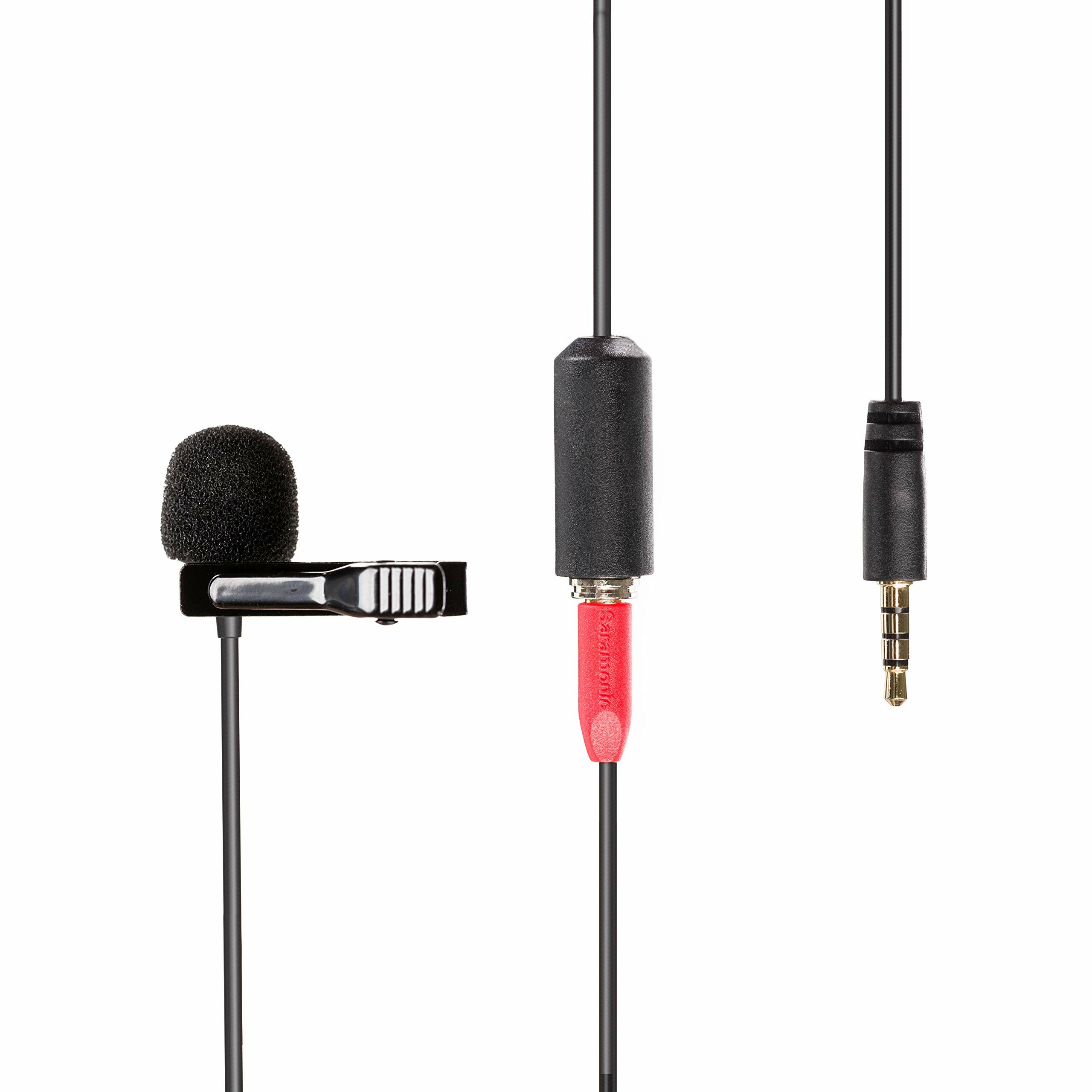 Saramonic SR-LMX1+ Omnidirectional Lavalier Clip-on Microphone for iOS & Smartphones - Image 2