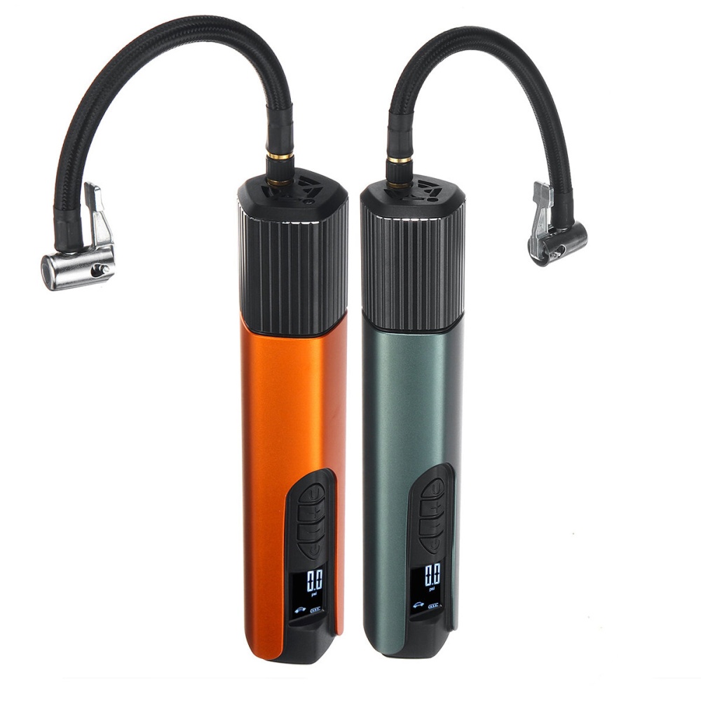 Bakeey Wireless Air Pump Smart Handheld LED Display Tire Pressure Monitoring Car Bicycle Air Pump - Green