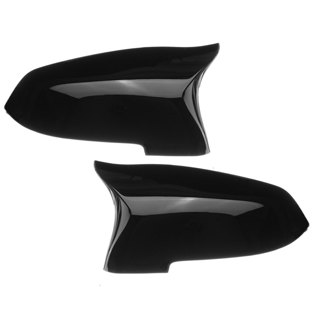 2Pcs Gloss Black Side Rearview Mirror Covers Caps For BMW 5 6 7 Series F10 F18 F11 F06 F07 F12 F13 F01 2014-16 - Image 2