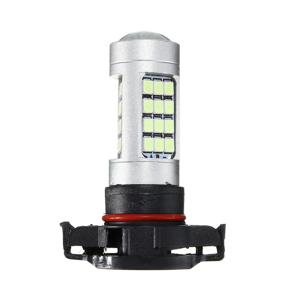 5202 2835 2323 H16 24W 750LM Blue/White 42 SMD LED Car Fog Lights Bulb with Lens - Ice Blue - Image 2