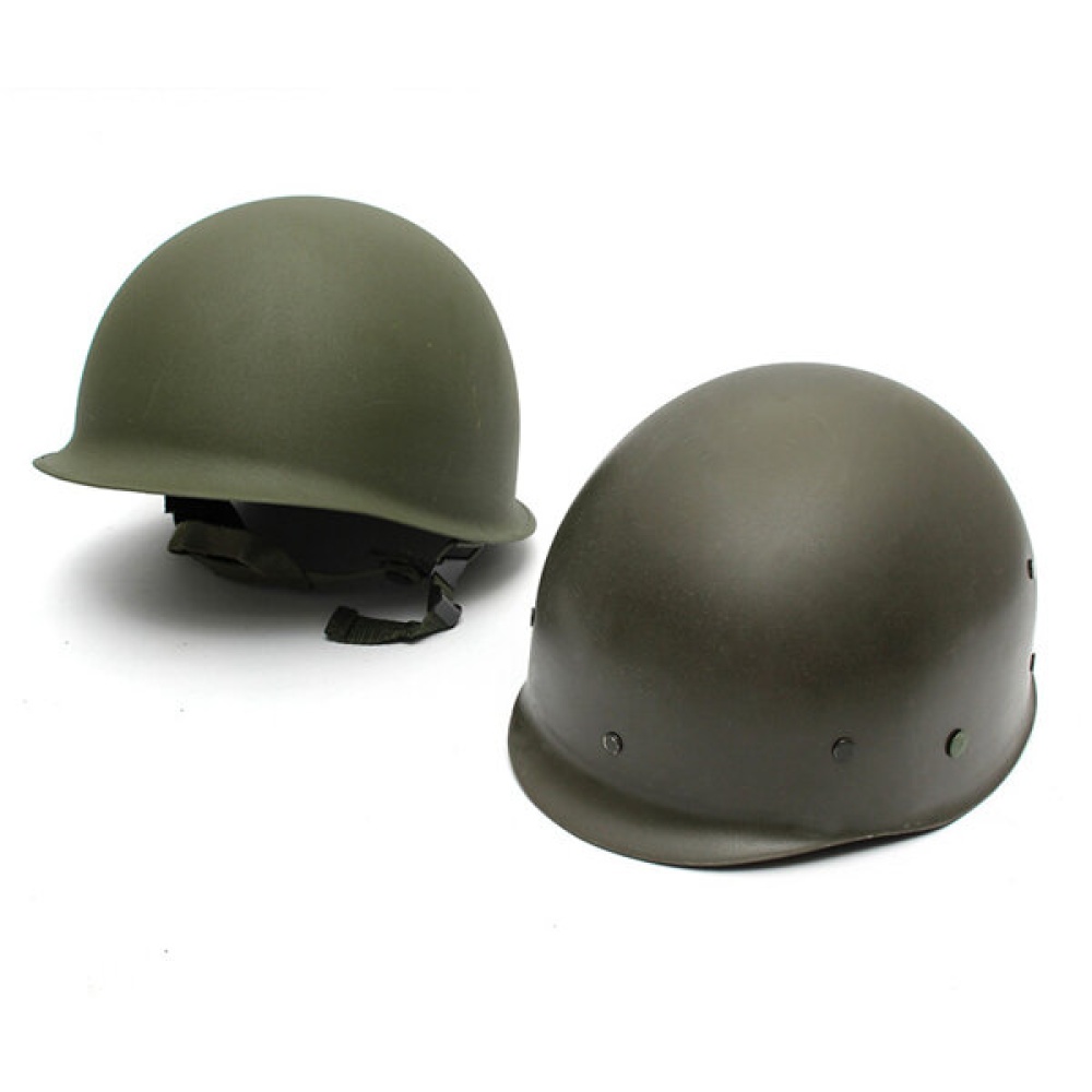 CS USA Military Steel M1 Tactical Helmet Motorcycle Army Equipment - Image 2