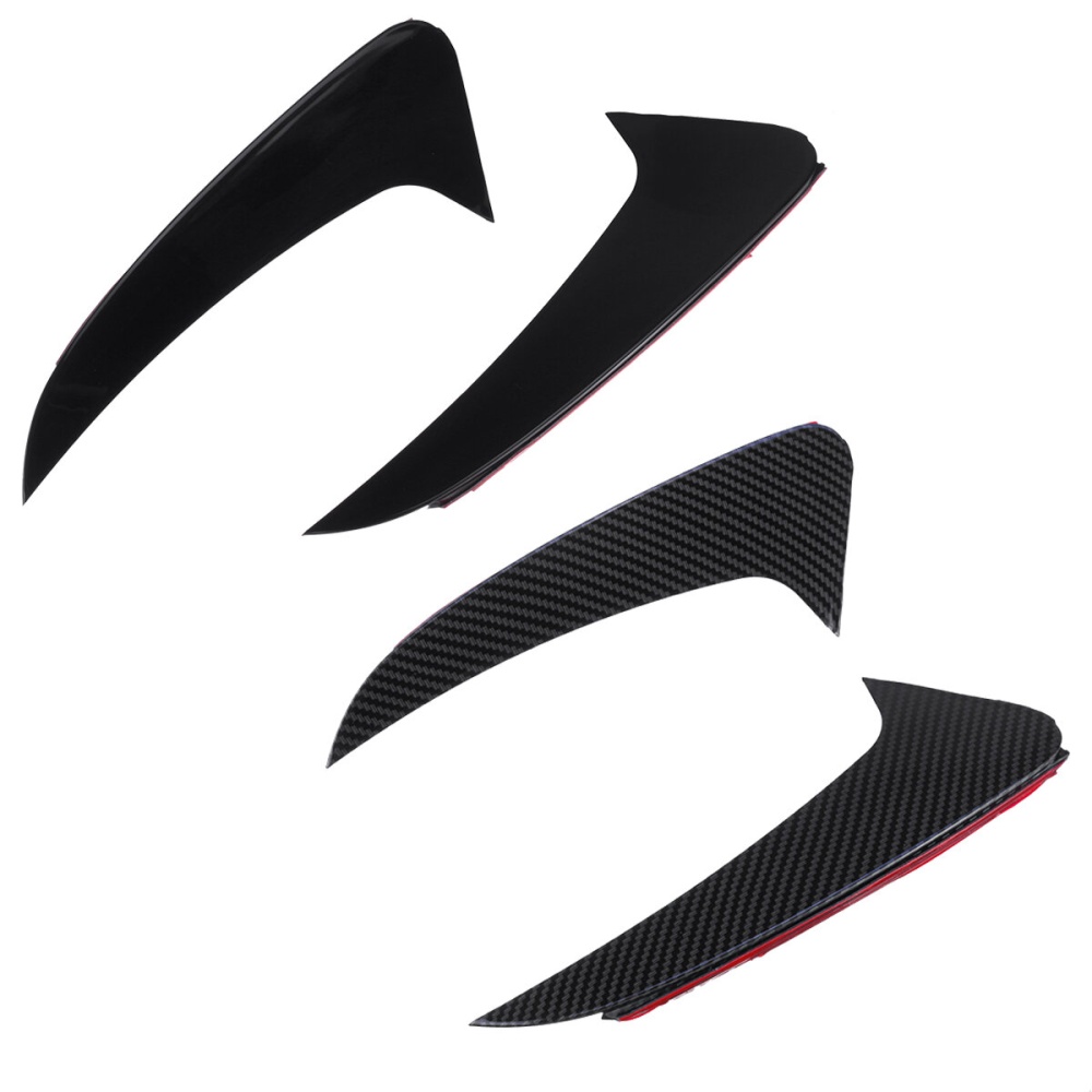 Rear Bumper Spoiler Side Canard for Mercedes C Class Estate S205 C180 C200 AMG - Gloss Black - Image 2