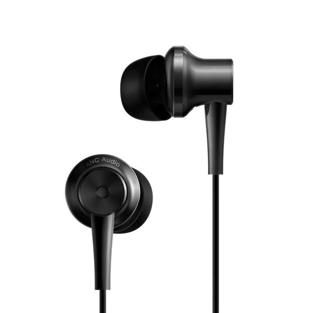 Original Xiaomi Active Noise Cancelling Earphone USB Type-C Balanced Armature Dynamic Driver Headphone With Mic - Black - Image 2