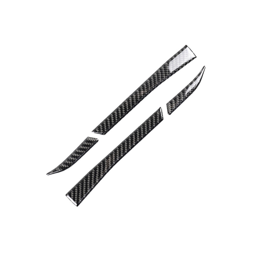 Carbon Fiber Style Car Rearview Mirror Mouldings Trim Cover - Image 2